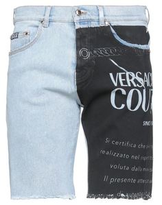 Джинсовые бермуды Versace Jeans Couture