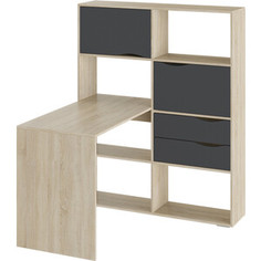 Стол письменный ТриЯ Тип 7 дуб сонома/графит серый Triya