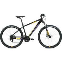 Велосипед Forward Apache 27.5 3.2 Disc (2021) 19 черный/оранжевый