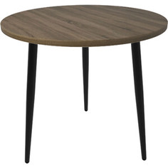 Стол Дебют мебель Брайт СТ 31/1 дуб кантри/черный