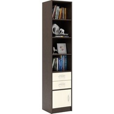 Стеллаж в комплекте Мастер Либерти-42 венге/дуб молочный Либерти-42-ВМ-ДМ