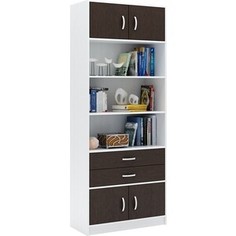 Стеллаж в комплекте Мастер Либерти-51 белый/венге Либерти-51-БТ-ВМ