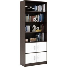 Стеллаж в комплекте Мастер Либерти-52 венге/белый Либерти-52-ВМ-БТ