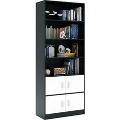 Мастер Стеллаж в комплекте Либерти-52 Либерти-52-ЧР-БТ черный/белый