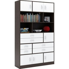 Стеллаж в комплекте Мастер Либерти-61 венге/белый Либерти-61-ВМ-БТ