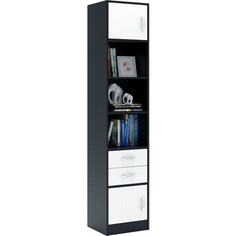 Мастер Стеллаж в комплекте Либерти-41 Либерти-41-ЧР-БТ черный/белый