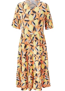 Платье трикотажное с принтом Bonprix