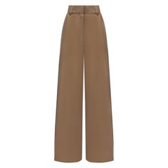 Брюки из шерсти и вискозы Dries Van Noten