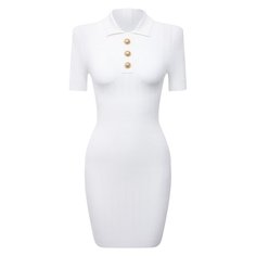 Платье из вискозы Balmain
