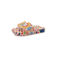Кожаные шлепанцы Saint Barth Dolce & Gabbana