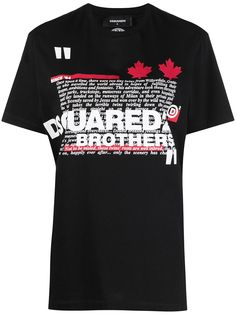 Dsquared2 футболка с графичным принтом