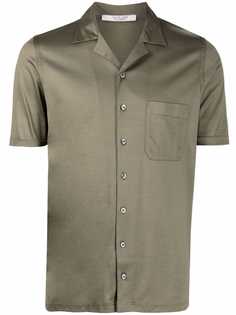 D4.0 рубашка с короткими рукавами и заостренным воротником