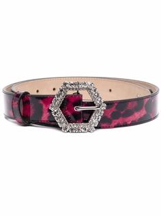 Philipp Plein ремень с кристаллами на пряжке