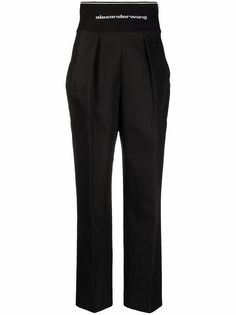 Alexander Wang брюки с логотипом