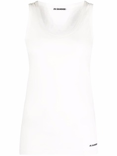 Jil Sander топ без рукавов с логотипом