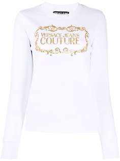 Versace Jeans Couture толстовка с круглым вырезом и логотипом
