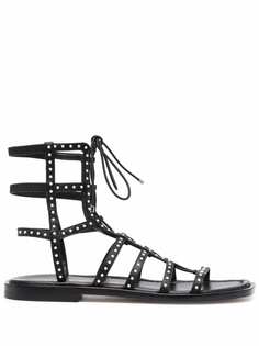 Stuart Weitzman сандалии Koral со шнуровкой