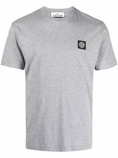 Stone Island футболка с нашивкой-логотипом