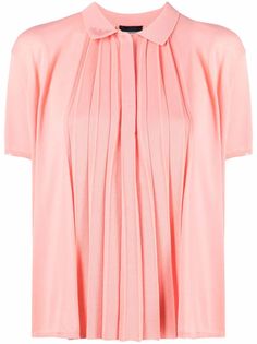 Emporio Armani трикотажный топ с плиссированной вставкой