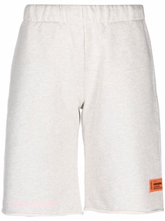 Heron Preston шорты с нашивкой-логотипом