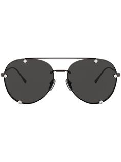 Valentino Eyewear солнцезащитные очки с кристаллами