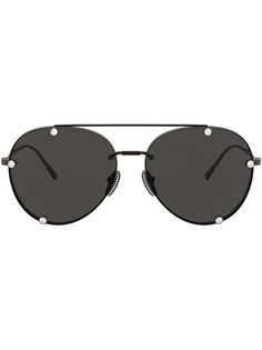 Valentino Eyewear солнцезащитные очки с кристаллами