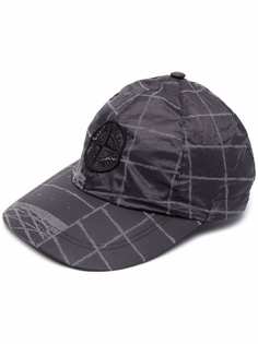Stone Island бейсболка в клетку
