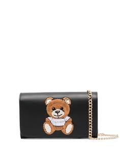 Moschino сумка через плечо с вышивкой Teddy