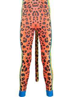 Walter Van Beirendonck тайтсы Leopard