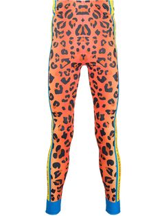 Walter Van Beirendonck тайтсы Leopard