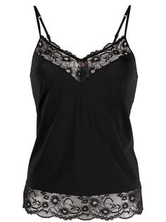 Emporio Armani топ без рукавов с кружевной отделкой