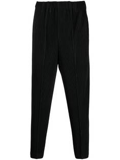 Homme Plissé Issey Miyake зауженные брюки с плиссировкой