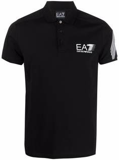 Ea7 Emporio Armani рубашка поло с логотипом