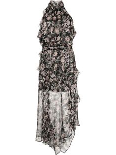 Veronica Beard платье миди Kailey с цветочным принтом
