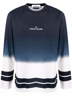 Stone Island топ с длинными рукавами и логотипом