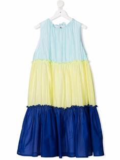 Il Gufo ярусное платье в стиле колор-блок