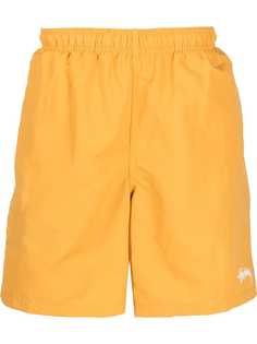 Stussy шорты с вышитым логотипом