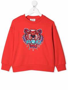 Kenzo Kids толстовка с вышитым логотипом