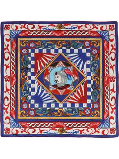 Dolce & Gabbana шарф с геометричным принтом