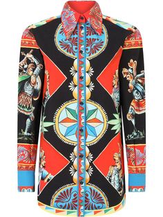 Dolce & Gabbana рубашка с принтом