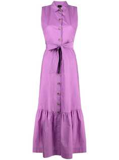 Pinko платье-рубашка с завязками