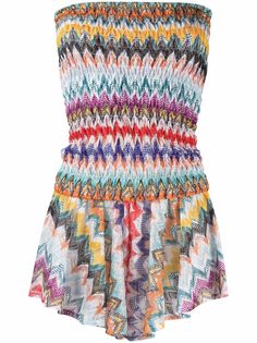 Missoni купальник с узором зигзаг