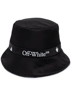 Off-White двусторонняя панама с логотипом