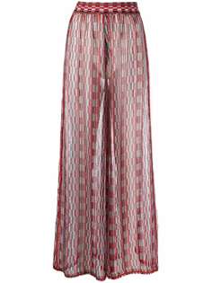 M Missoni брюки с геометричным узором