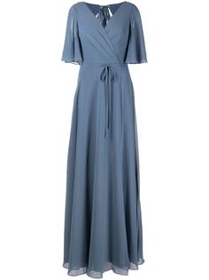 Marchesa Notte Bridesmaids вечернее платье с открытыми плечами и цветочной вышивкой