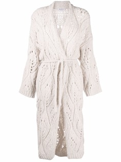 Brunello Cucinelli кардиган в технике кроше
