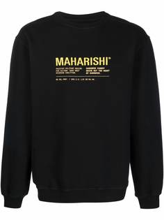 Maharishi толстовка Miltype с логотипом