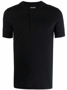 TOM FORD футболка Henley узкого кроя