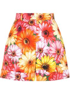 Dolce & Gabbana шорты с цветочным узором
