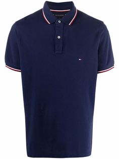 Tommy Hilfiger рубашка поло с вышитым логотипом